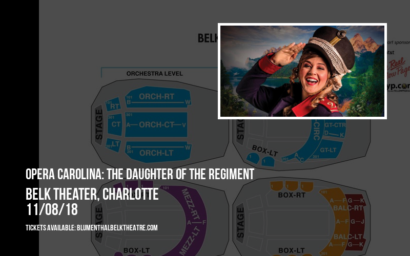 Opera Carolina: The Daughter Of The Regiment at Belk Theater tickets Opera Carolina: The Daughter Of The Regiment at Belk Theater