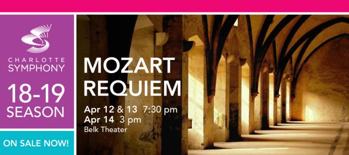 Charlotte Symphony: Mozart Requiem at Belk Theater