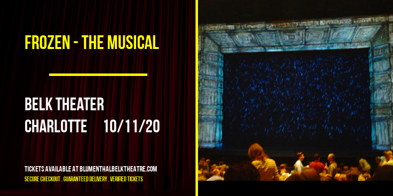 Frozen - The Musical at Belk Theater tickets Frozen - The Musical at Belk Theater