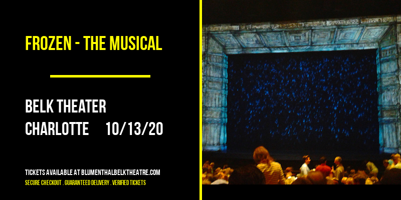 Frozen - The Musical at Belk Theater tickets Frozen - The Musical at Belk Theater