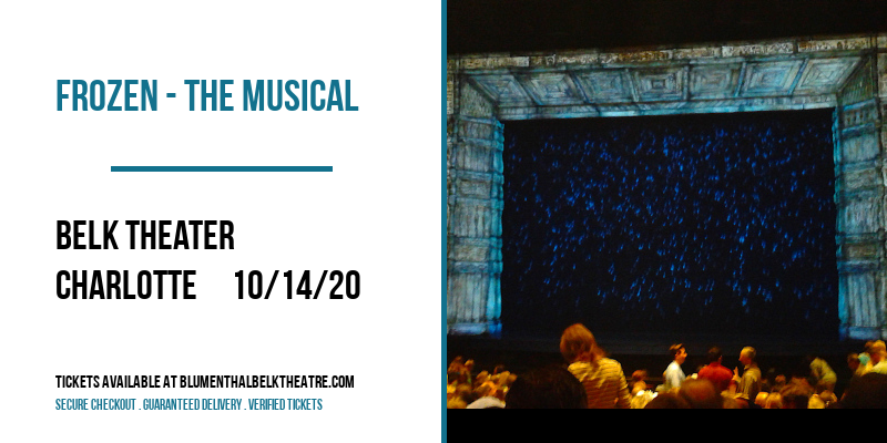 Frozen - The Musical at Belk Theater tickets Frozen - The Musical at Belk Theater