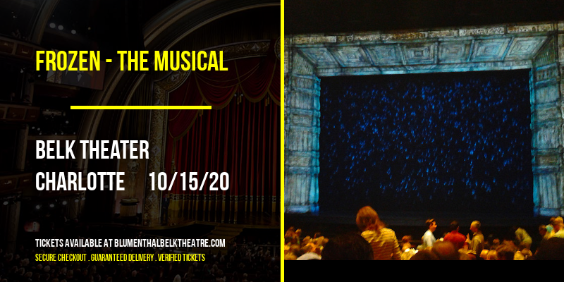 Frozen - The Musical at Belk Theater tickets Frozen - The Musical at Belk Theater