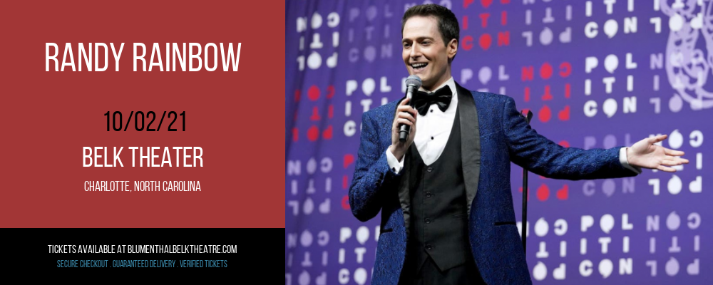 Randy Rainbow at Belk Theater