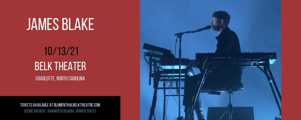 James Blake at Belk Theater