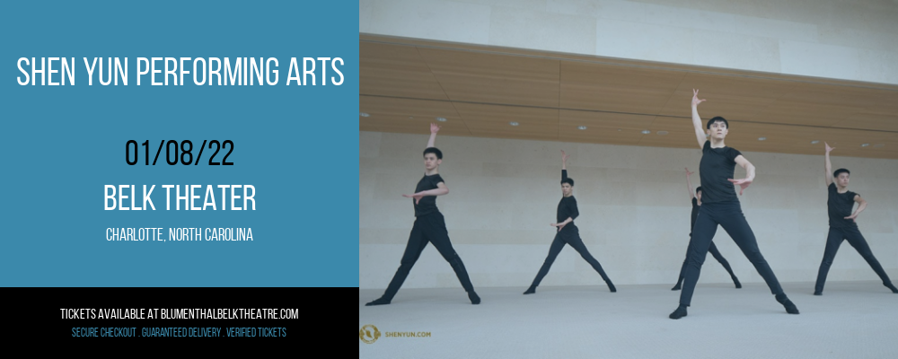 Shen Yun Performing Arts at Belk Theater tickets Shen Yun Performing Arts at Belk Theater