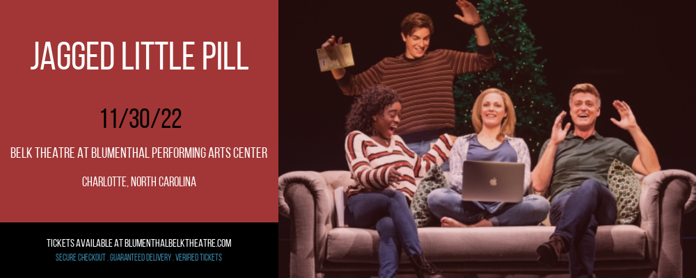 Jagged Little Pill at Belk Theater tickets Jagged Little Pill at Belk Theater