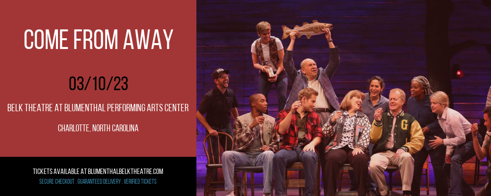 Come From Away at Belk Theater