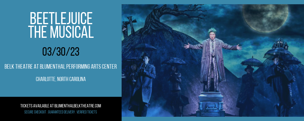 Beetlejuice - The Musical at Belk Theater