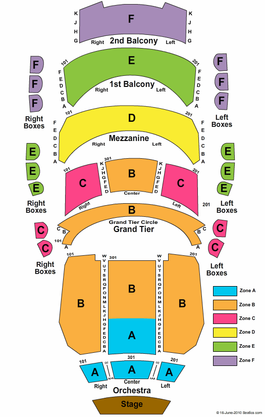 Blumenthal Arts Seating Chart