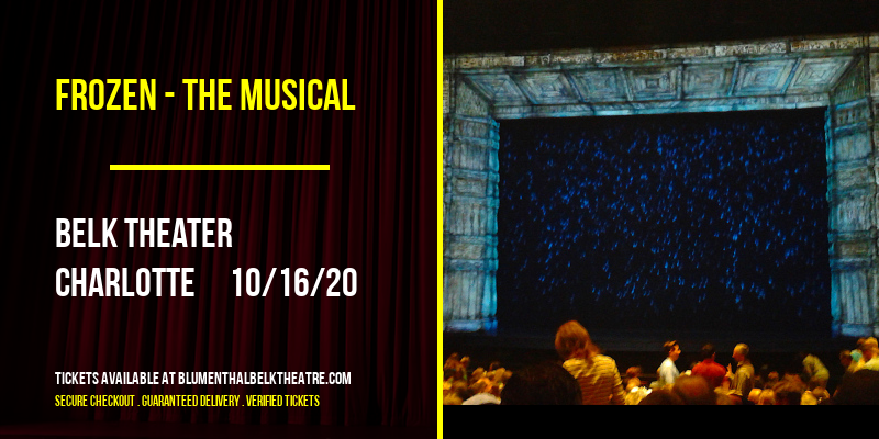 Frozen - The Musical at Belk Theater tickets Frozen - The Musical at Belk Theater