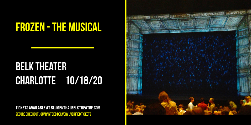 Frozen - The Musical at Belk Theater tickets Frozen - The Musical at Belk Theater