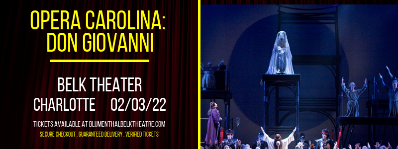 Opera Carolina: Don Giovanni at Belk Theater