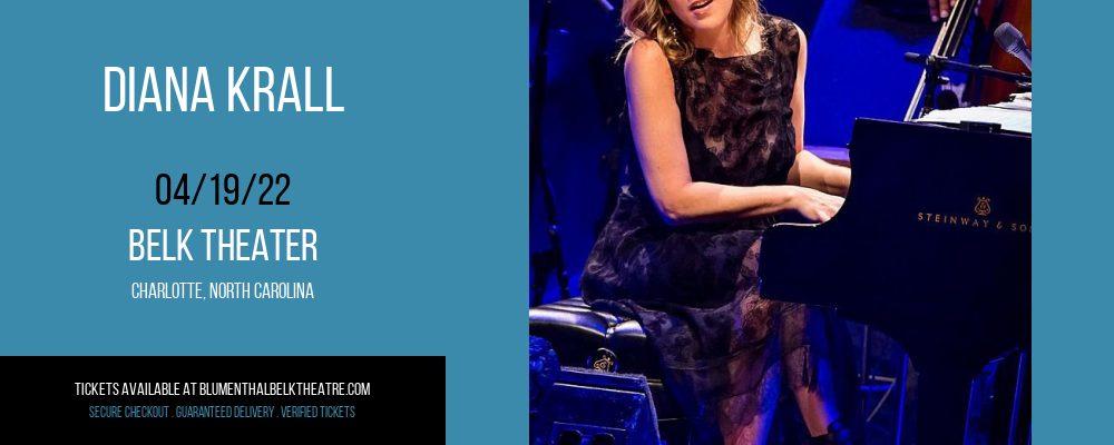 Diana Krall at Belk Theater