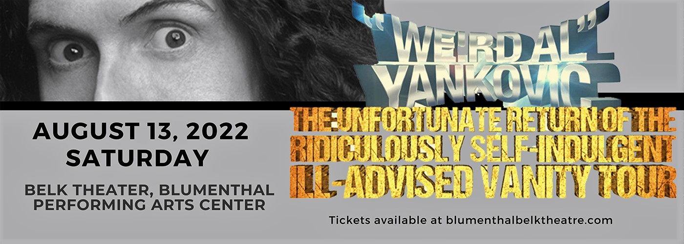 Weird Al Yankovic at Belk Theater