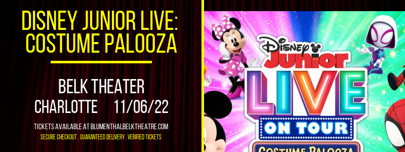 Disney Junior Live: Costume Palooza at Belk Theater