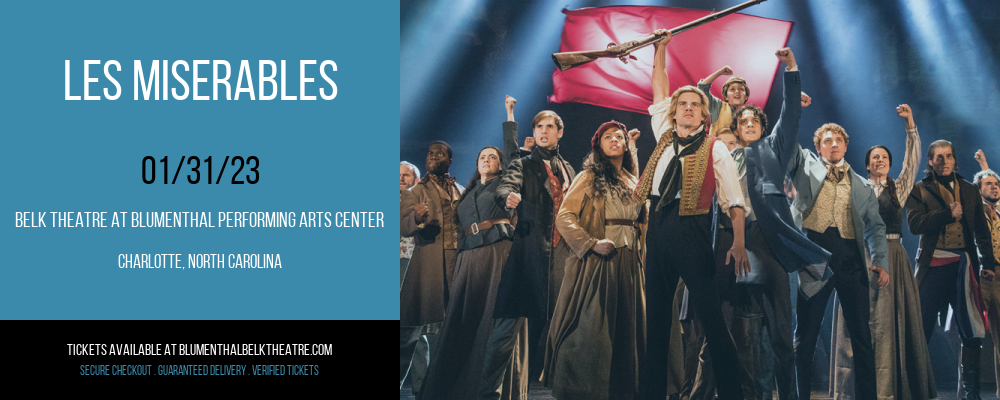 Les Miserables at Belk Theater