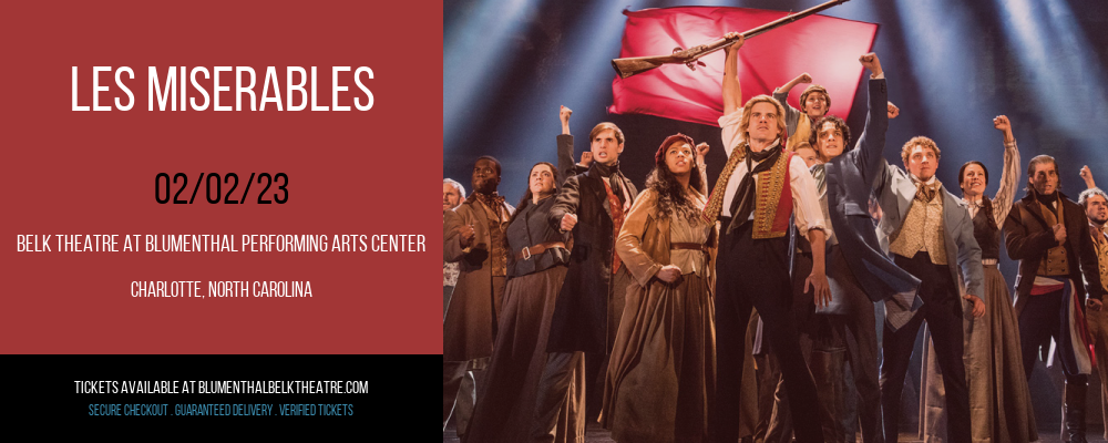 Les Miserables at Belk Theater