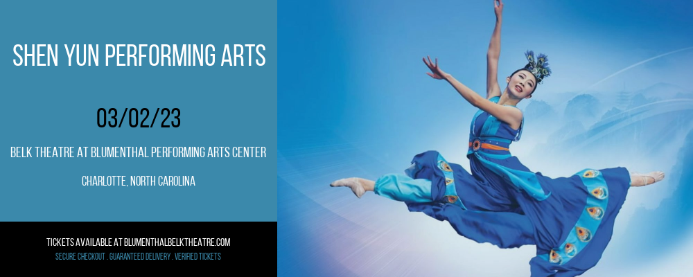 Shen Yun Performing Arts at Belk Theater tickets Shen Yun Performing Arts at Belk Theater