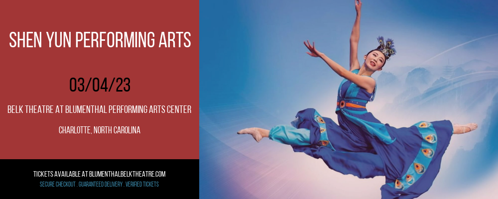 Shen Yun Performing Arts at Belk Theater tickets Shen Yun Performing Arts at Belk Theater