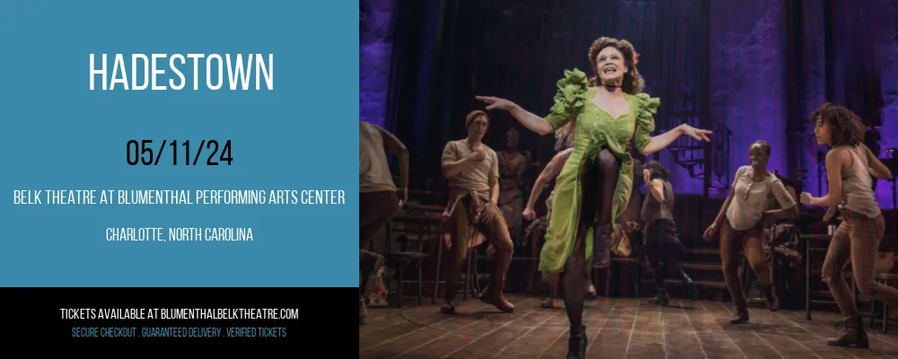 Hadestown at Belk Theatre at Blumenthal Performing Arts Center