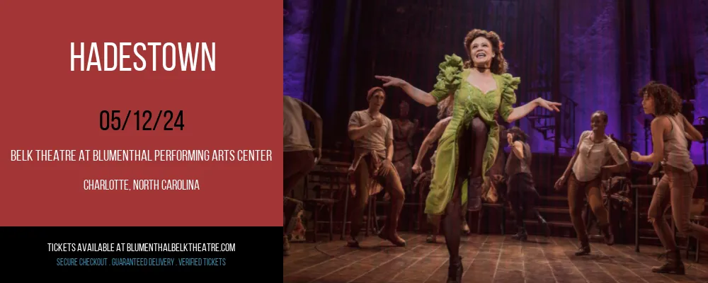 Hadestown at Belk Theatre at Blumenthal Performing Arts Center