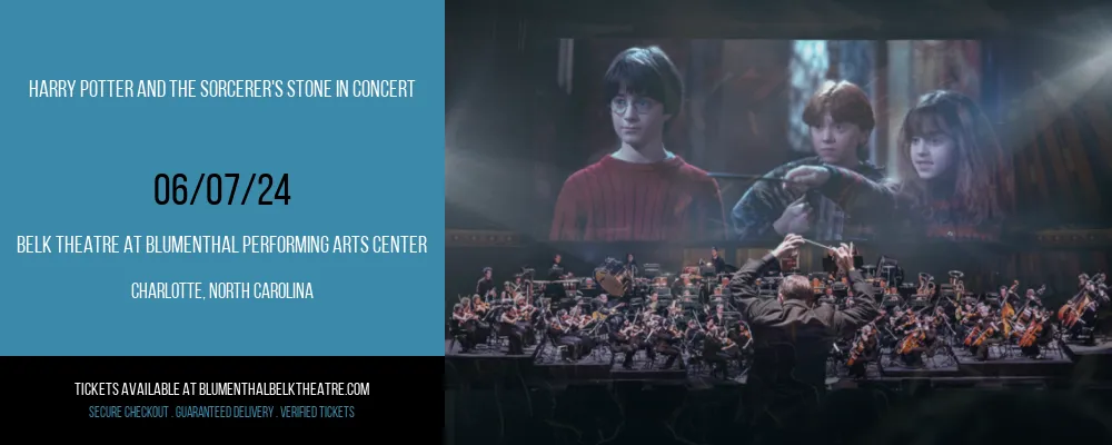 Harry Potter and The Sorcerer's Stone In Concert at Belk Theatre at Blumenthal Performing Arts Center