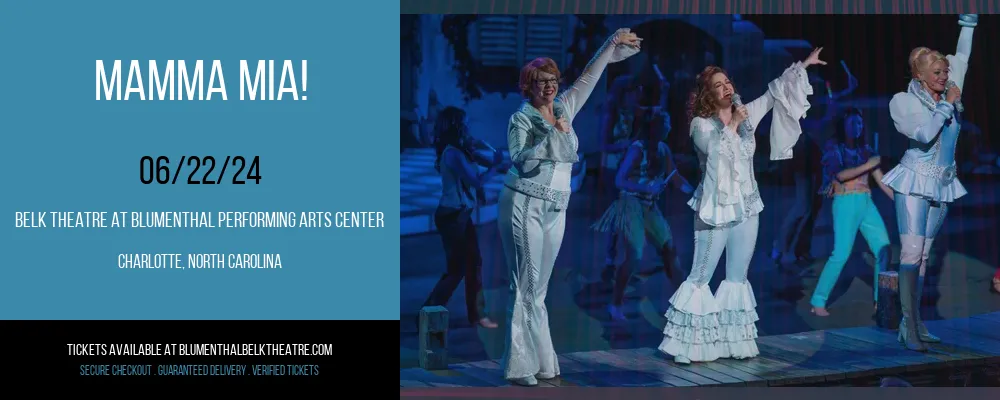 Mamma Mia! at Belk Theatre at Blumenthal Performing Arts Center